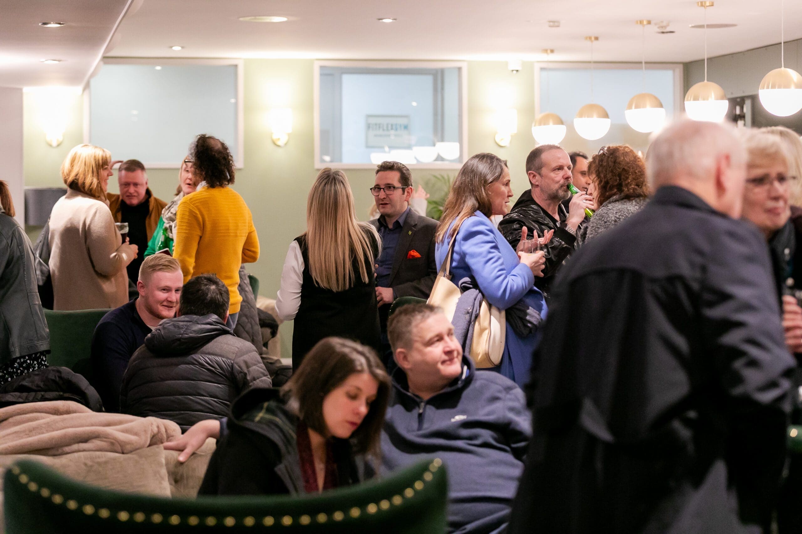 Cedar Court Huddersfield lobby and guests