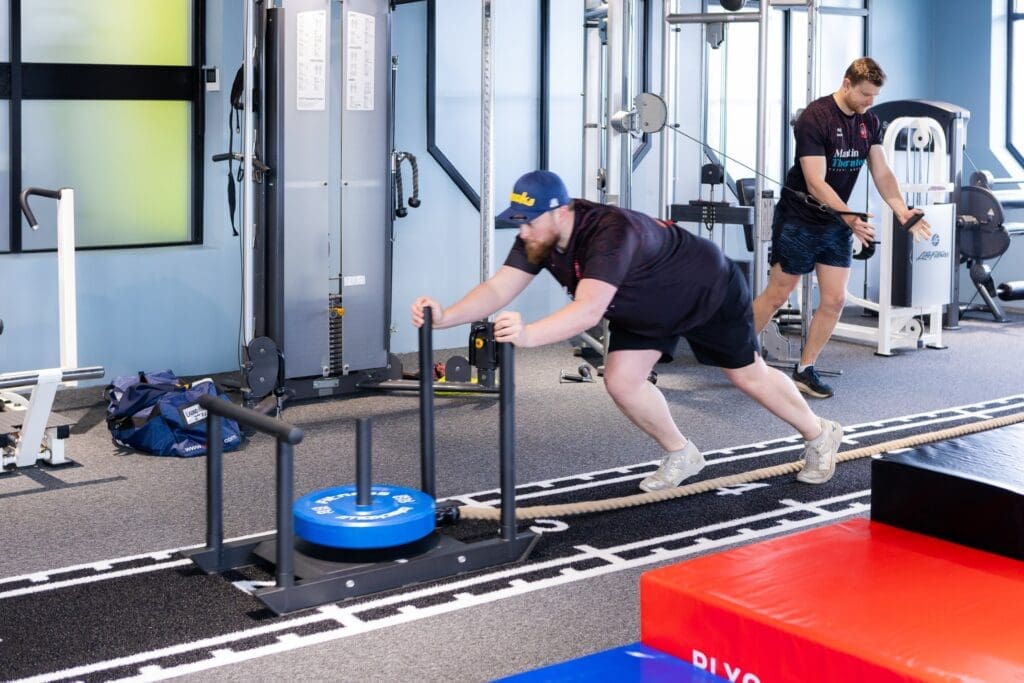 Image of newly refurbished FitFlex Gyms at Cedar Court Huddersfield with Laund Hill RUFC