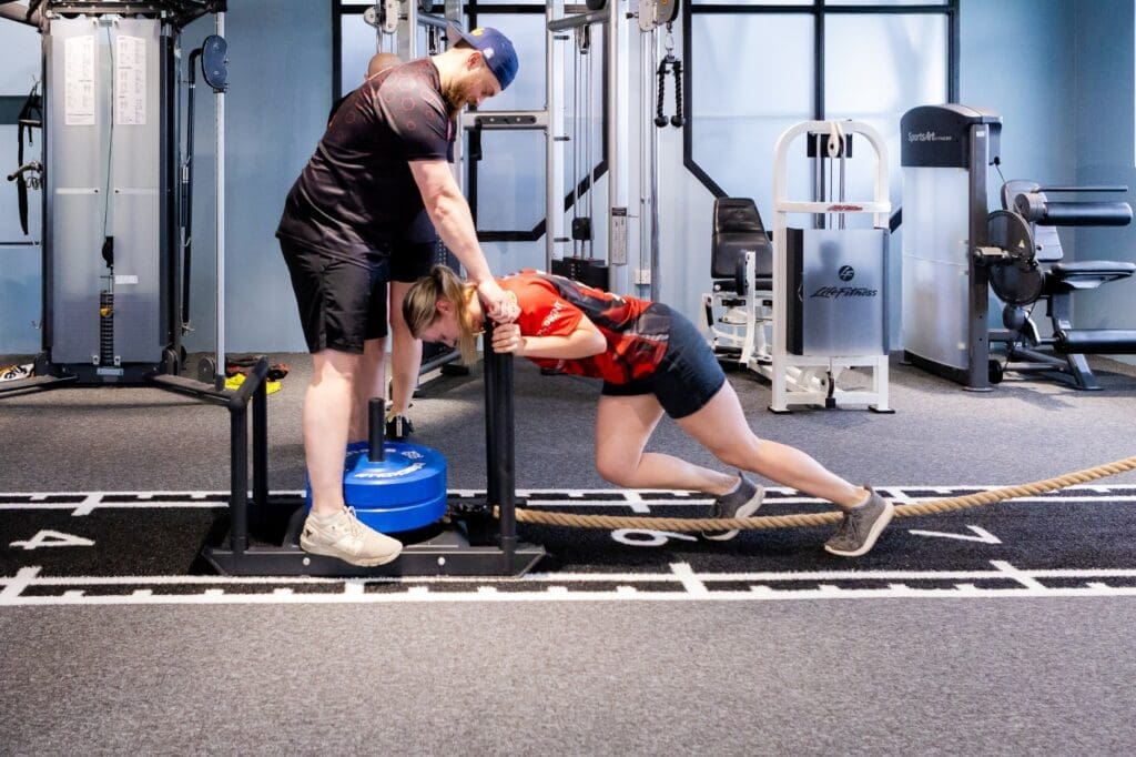 Image of newly refurbished FitFlex Gyms at Cedar Court Huddersfield with Laund Hill RUFC