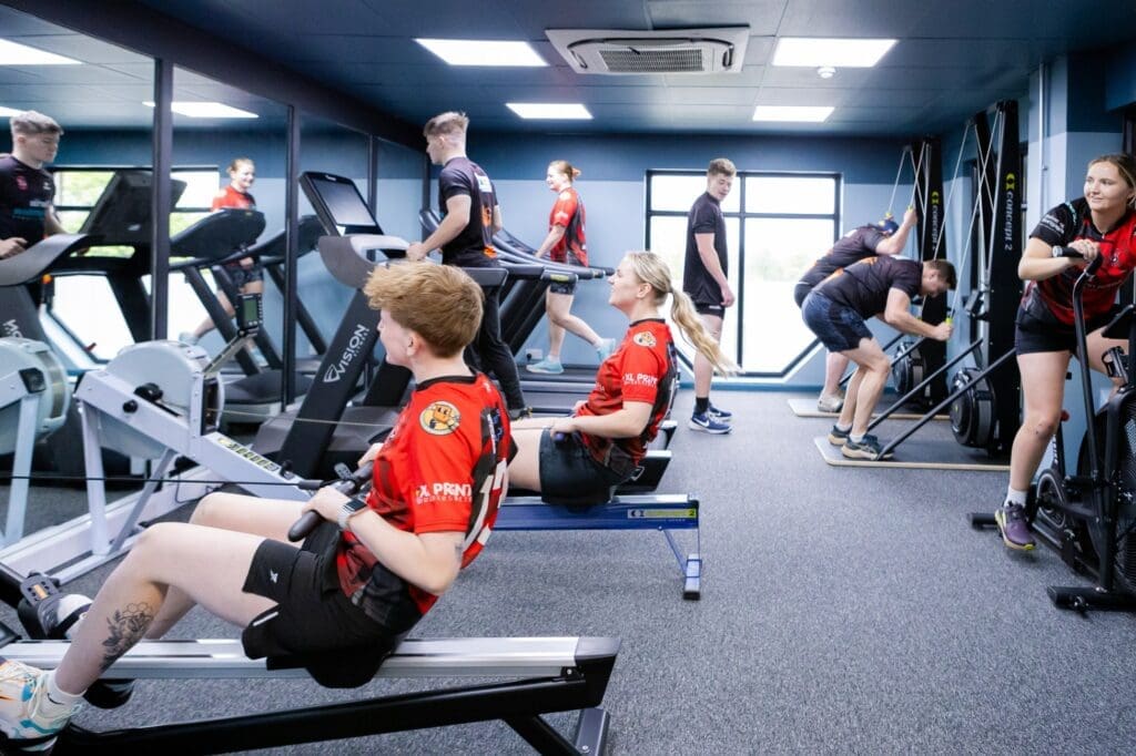 Image of newly refurbished FitFlex Gyms at Cedar Court Huddersfield with Laund Hill RUFC
