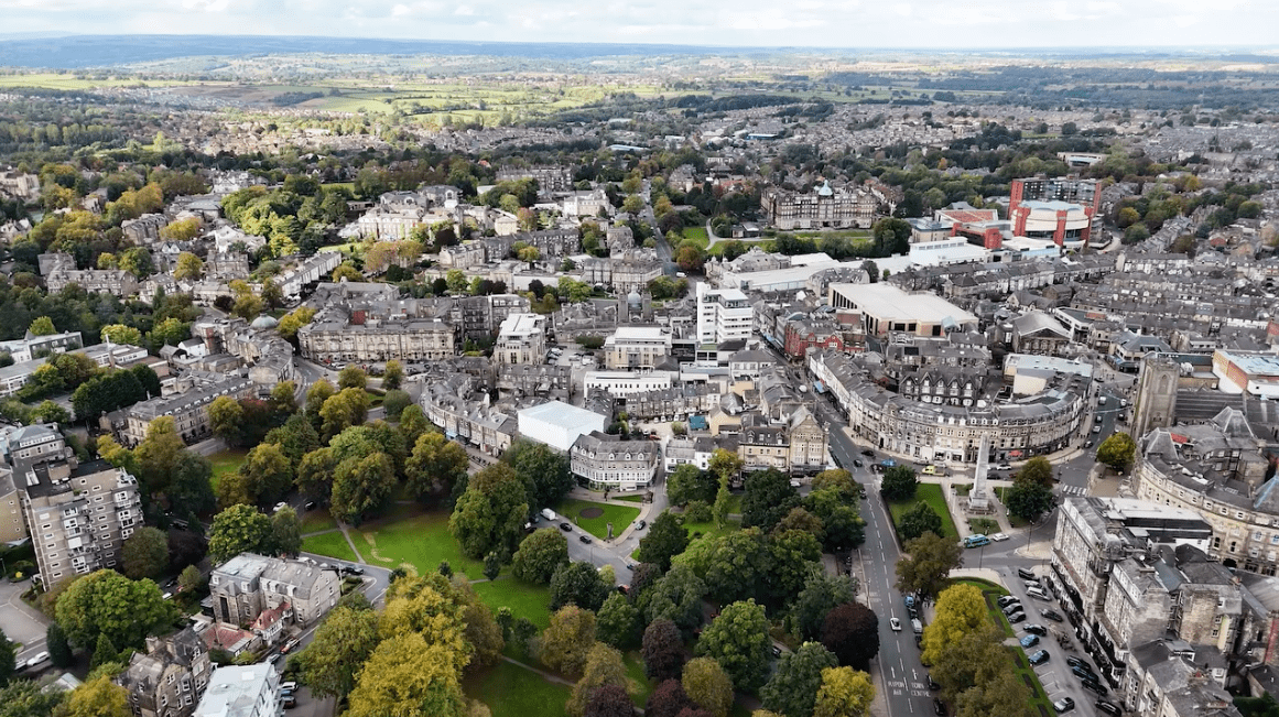 Image of Harrogate from above